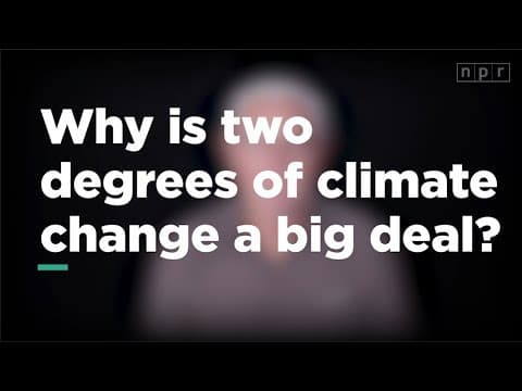 Why is 2 Degrees of Climate Change a Big Deal? | Let's Talk | NPR