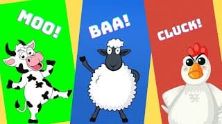 Learning Videos For Toddlers | Toddler Learning  Educational Videos | Learn Farm Animals