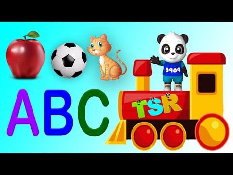 Alphabets train - learn abc for preschool - learn alphabets for kids