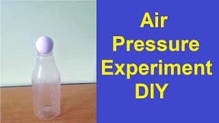 air pressure experiments with bottle and egg | science project