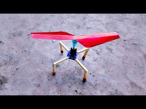 how to make single motor mini drone
