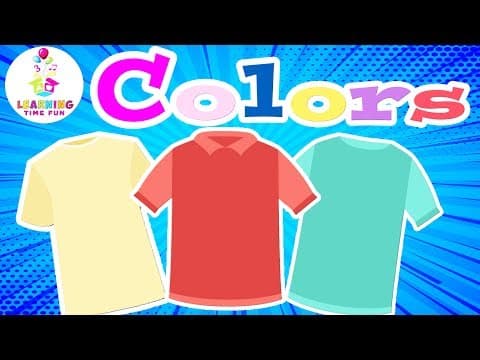 Learn COLORS with T-Shirts-Colors Vocabulary for Kids