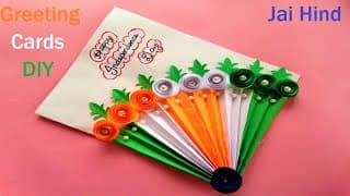 independence day republic day 2023 special craft greeting card making