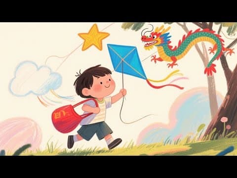 Kites in the Magic Sky 🪁 | Bedtime Story for Kids