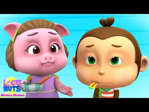 Sick Song  Loco Nuts Nursery Rhyme  Baby Song