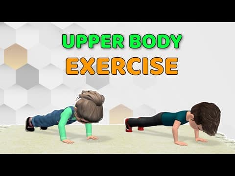 CREATIVE UPPER BODY EXERCISE FOR KIDS AT HOME