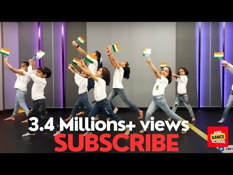 Vande mataram kids dance performance independence day celebrations Anil kumawat