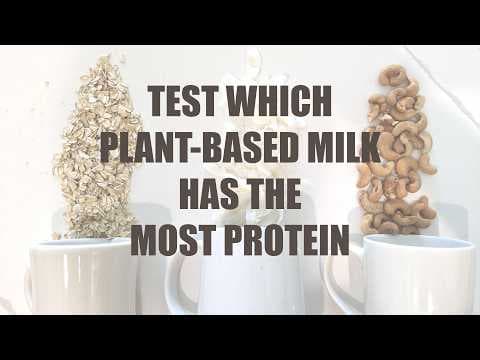 Is plant-based milk as protein-packed as dairy milk? | Science Project - YouTube