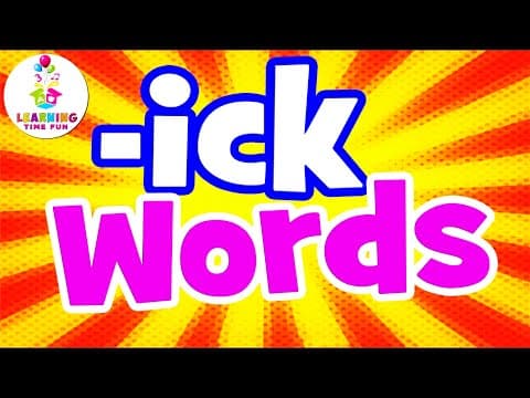The -ICK Word Family--ICK Words for Kids (Word Family Series)