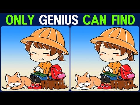 【Find the Difference】 Moderate difficulty! Find the difference in 90 seconds!