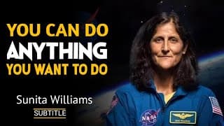 Astronaut Sunita Williams Returns to Earth Experience Failure is Good|English Speech