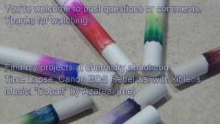 Chalk Chromatography Easy Science Project