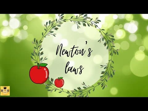 Newtons laws of motion || Middle school science