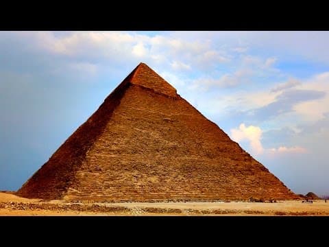 How were the pyramids built?