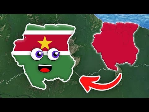 Suriname - Geography & Districts - Countries of the World
