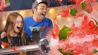 Vacuum Cannon Explosions w|Salish Matter- Camp CrunchLabs