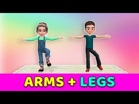 Arms + Legs // Kids Workout At Home