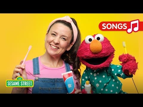 Brushy Brush with Ms. Rachel & Elmo!🦷🪥 | Sesame Street Songs