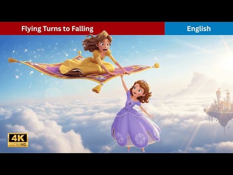Flying Turns to Falling | Sofia the First: Flying Adventure | Bedtime stories for kids in English