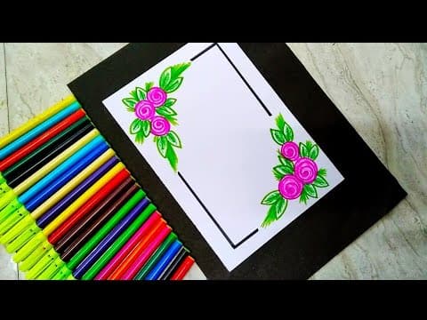 Beautiful border design - page design new