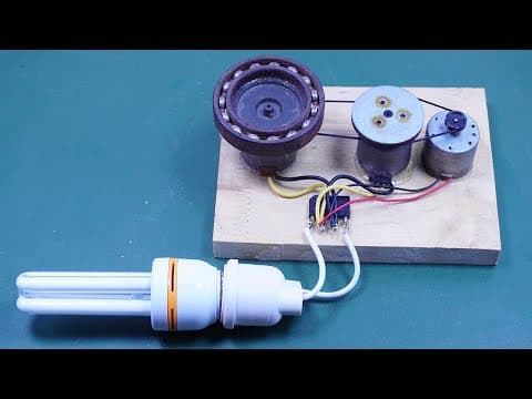 DIY Free Energy Generator One of the Fastest New Science Project
