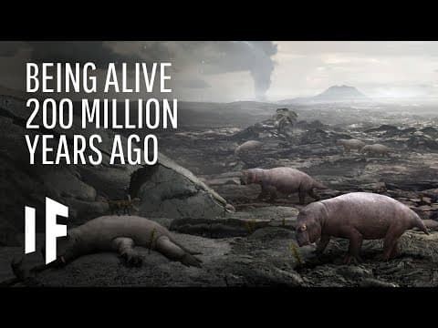 What If You Were Alive 200 Million Years Ago