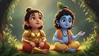 Bhagavad Gita for Kids | Arjun Learns to Stay Calm | Moral Story for Kids