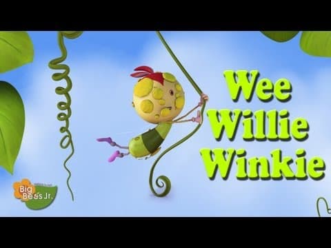 "WEE WILLIE WINKIE" NURSERY RHYMES ANIMATION BIG BEES JUNIOR HQ HD CHILDREN PRESCHOOL