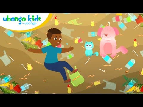 Garbage Mountain | Protect the Environment with Ubongo Kids | African Educational Cartoons