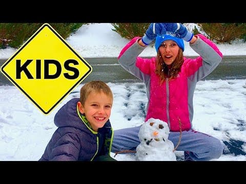 Learn English Words Build A Frozen Snowman