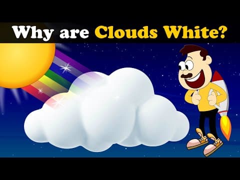 Why do Clouds appear White? + more videos | #aumsum #kids #science #education #whatif