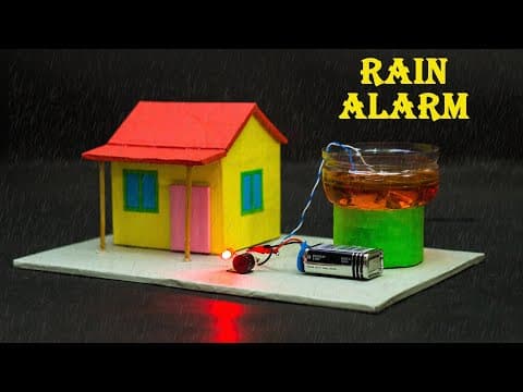 Science Projects | Rain alarm