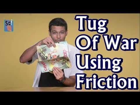 Tug Of War Using Friction - Kids Science Experiments