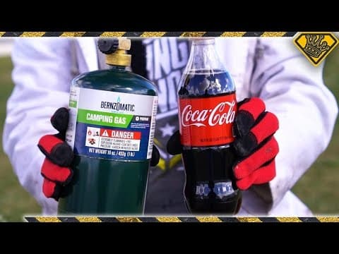 Mixing Coke With Propane Does not Do What You Think It Does | Propane And Coke Experiment