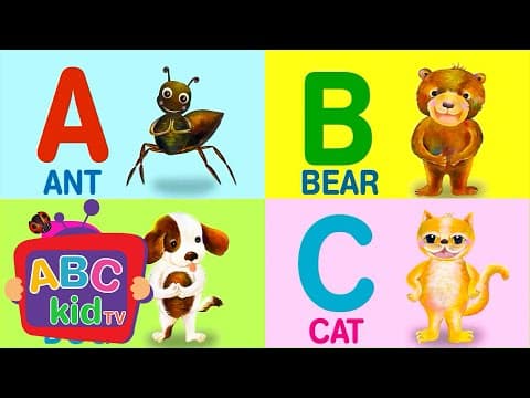 Learn the Animal Alphabet | ABC Kid TV Nursery Rhymes & Kids Songs