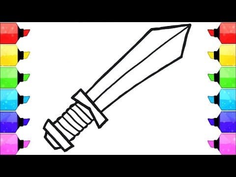 Epic Sword Drawing for Kids! Easy Step-by-Step Tutorial to Unleash Your Creativity