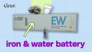 This iron and water battery could power a more renewable grid