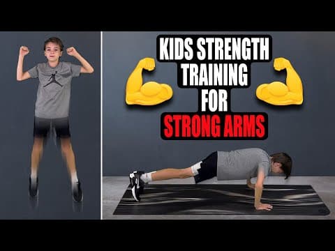 GET STRONG ARMS (Kids Strength Exercises for STRONG ARMS AND UPPER BODY)