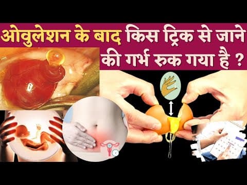Ovulation के बाद किस ट्रिक से जाने की गर्भ रुक गया है ? pregnancy symptoms after ovulation