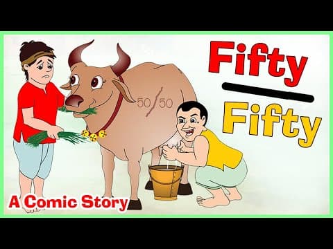 Fifty Fifty - Panchatantra Tales in English | Stories For Kids In English | Bedtime Stories