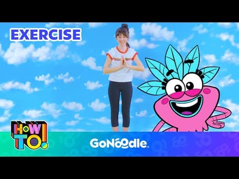 How to Salute to The Sun|Yoga for Kids| Beginners Yoga|GoNoodle