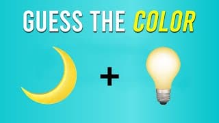 Can You Guess The COLOR by Emoji? Color Emoji Quiz