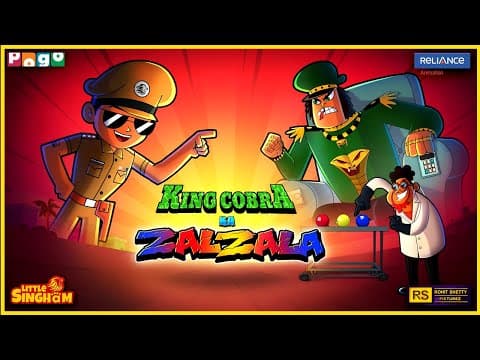 King Cobra Ka Zalzala 🐍💥 | Little Singham vs Snake Storm Begins! | Pogo Tv | Kids Cartoon