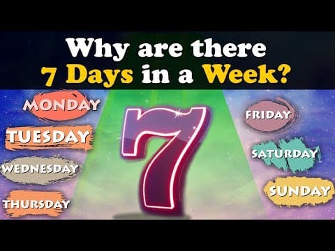 Why are there 7 Days in a Week? + more videos | #aumsum #kids #science #education #children