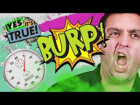 Someone Burped For More Than 1 Minute?? | YES IT'S TRUE