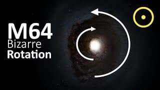 The Strange Black Eye Galaxy