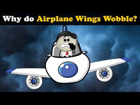 Why do Airplane Wings Wobble? + more videos | #aumsum #kids #science #education #children