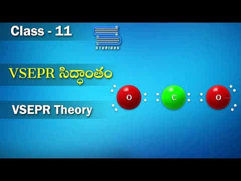 VSEPR Theory | Valence shell electron pair repulsion theory | Chemistry