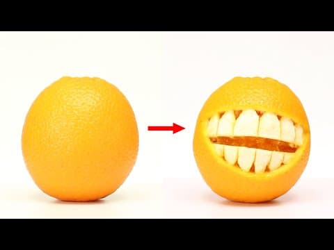 10 Amazing Orange Experiments & Tricks