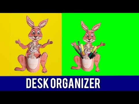 Desk Organiser || Easy Desk Organiser With Cardboard || Best Out Of Waste